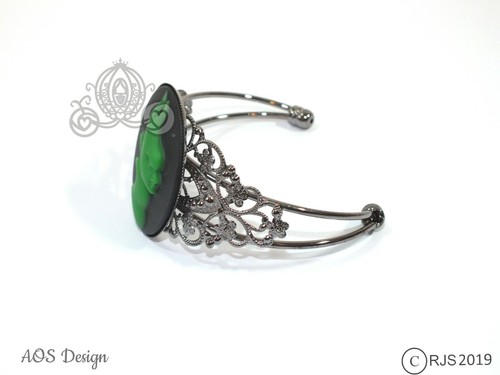Brazalete Púrpura Gótico Maléfica - Accesorio Disfraz Disfraz Halloween Cosplay - Imagen 15 de 19