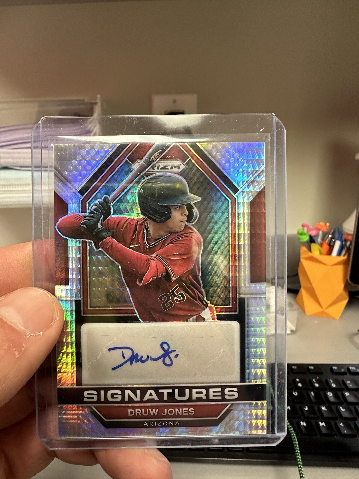 2023 Panini Prizm - Signatures Silver Prizm #SIG-DJ Druw Jones (AU, RC)