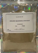 Marshmallow Root Organic Powder / Farm Fresh Packed USA Free Ship