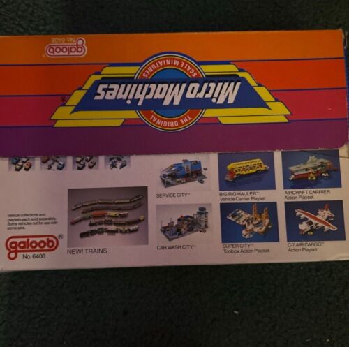1985 Galoob Micro Machines City Service Center Action Playset Carry Case USED - Picture 2 of 3