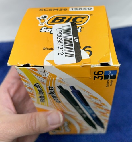 Bolígrafo retráctil BIC Soft Feel mediano, surtido, paquete de 36 (SH) - Imagen 3 de 4
