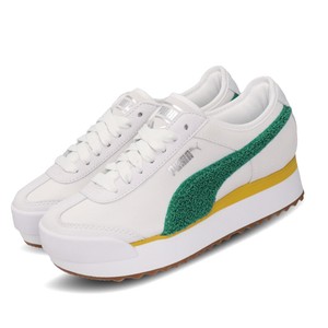 puma roma blanco con verde