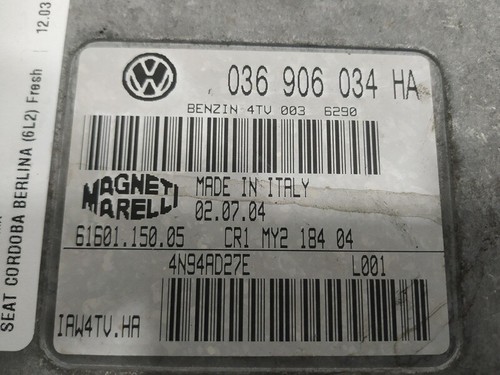 036906034HA switchboard engine uce for SEAT CORDOBA BERLINA (6L2) FRESH 447397 - Picture 3 of 21