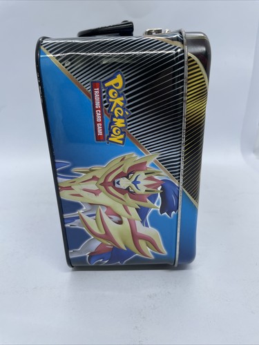 Pokémon TCG Lunch Box Tin Used has dents in lid - Picture 2 of 16