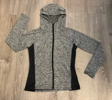 Adrienne Vittadini Sport Active Wear Full Zip Hooded Jacket Women’s Small