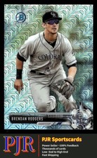 2017 Bowman Chrome #BCP88 Brendan Rodgers Colorado Rockies  Mega Box