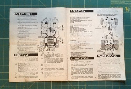 ARIENS FAIRWAY OWNERS MANUAL, MANUAL No. 12291, 6 Pages - Picture 3 of 6