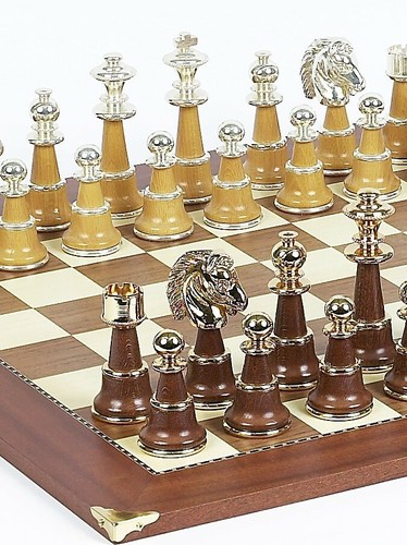 Champion Schachfiguren Set mit Champion Schachbrett A Cambor Special Combo - Bild 1 von 5