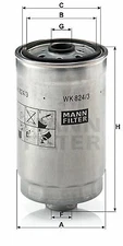Mann-Filter WK 824/3 fuel filter for Hyundai, Kia