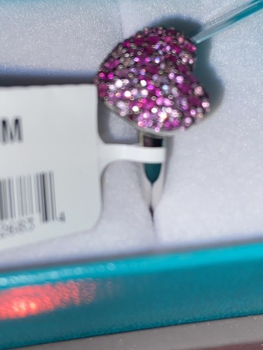 NEW! EFFY RUBY, SAPPHIRE & STERLING SILVER HEART RING/ SIZE 7/ $720 - Bild 5 von 9
