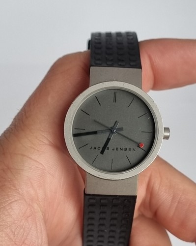 Genuine Vintage Danish JACOB JENSEN Max René TITANIUM Grey Dial Women's Watch * - Picture 9 of 11