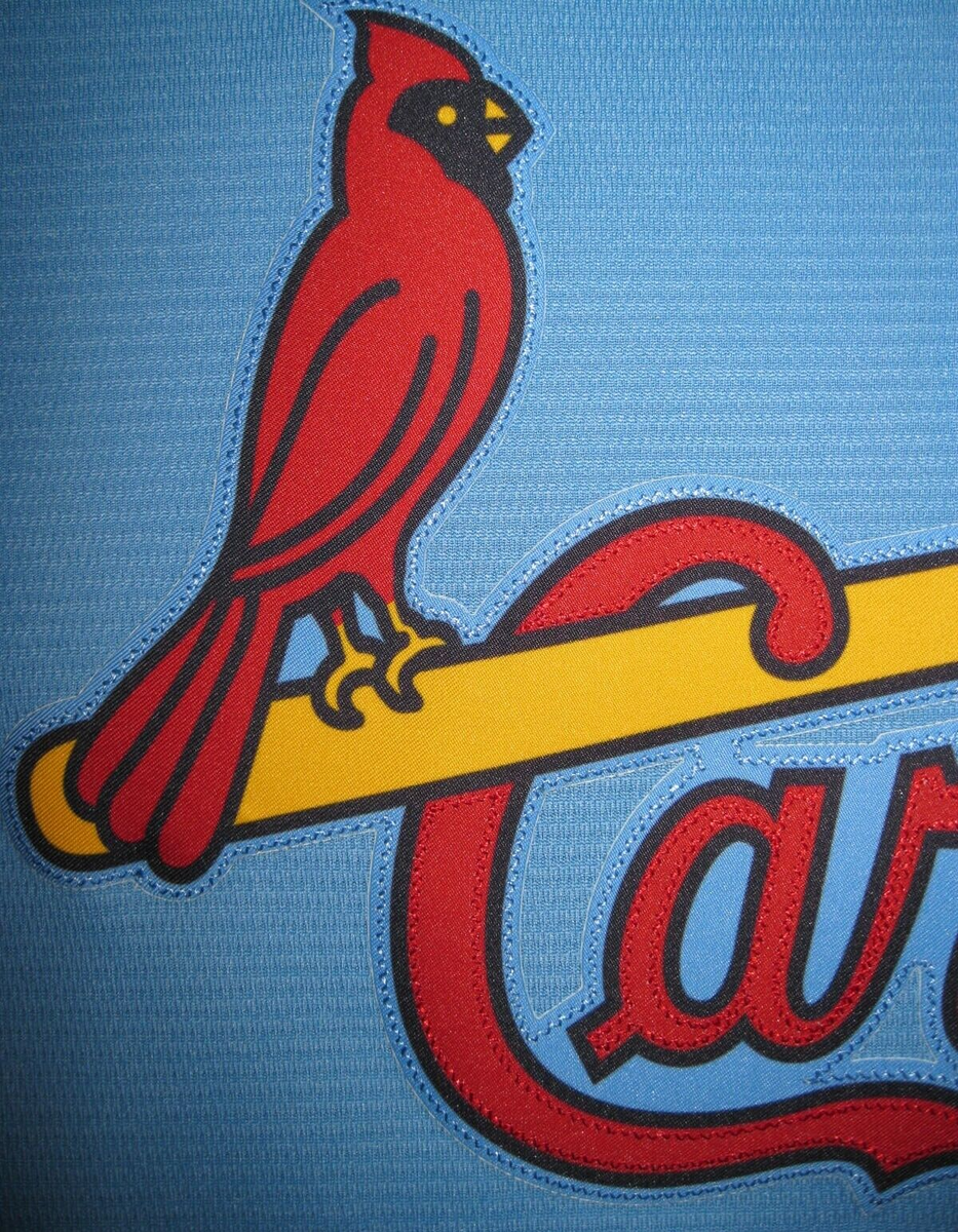 Mr. jhonxx211 exclusive majestic カージナルス St. Louis Cardinals Lite Blue Men's Large Majestic Cooperstown