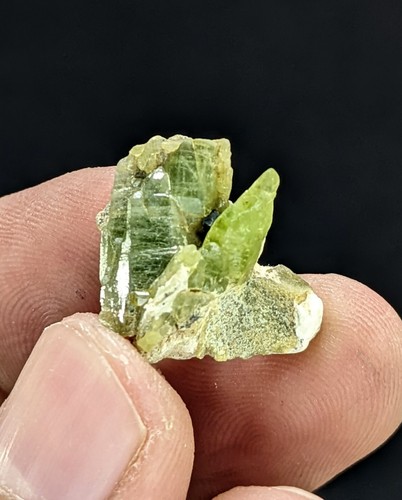 Natural Peridot Crystal Specimens Lot From Sapat Mine Pakistan 18pcs 290g - Picture 5 of 19