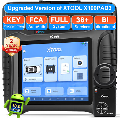 USED XTOOL X100 PAD3 Auto Key Programming Diagnostic Scanner IMMO Programmer