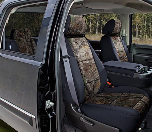 Fundas de asiento personalizadas Coverking Neosupreme Realtree camufladas - Elige color y filas - Imagen 7 de 25