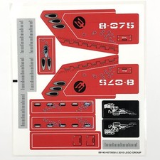 LEGO STICKER SHEET 8075 Atlantis Neptune Carrier Decals Stickers