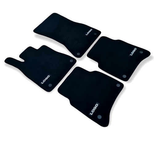Car Floor Mats Velour For AMG Mercedes S Class W223 Auto Liners Waterproof Black - Picture 3 of 13