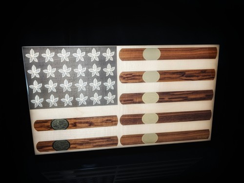 Humidor de cigarros Elie Bleu Stars & Stripes 110 unidades nuevo en caja hecho en Francia - Imagen 7 de 24
