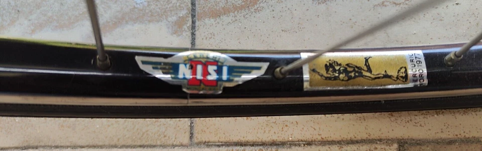 WHEELS NISI COUNTACH TUBULAR RIMS CAMPAGNOLO RECORD HUBS PAIR RUOTE CORSE - Image 3 of 4