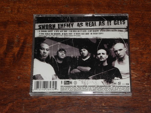 SWORN ENEMY - AS REAL AS IT GETS (CD ALBUM 2003) - Picture 2 of 2