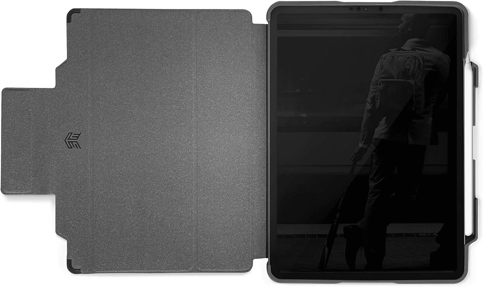 STM Dux Plus Stand Case Cover Flip Folio for iPad Pro 11" (2018) - Black - Image 3 of 4