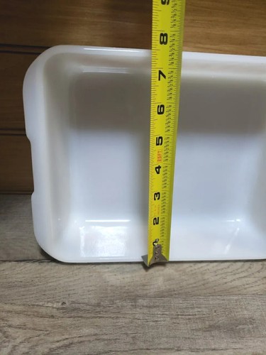 Vtg Proctor Silex Casserole Autumn Wheat Pattern #6 Milk Glass 9"x7" - Picture 14 of 15