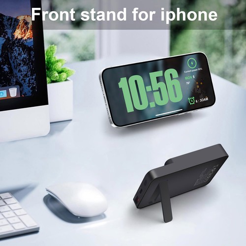 10000mAh Magnetic Wireless Charging Power Bank For iPhone 16 Pro Max 15 14 13 12 - Picture 3 of 11