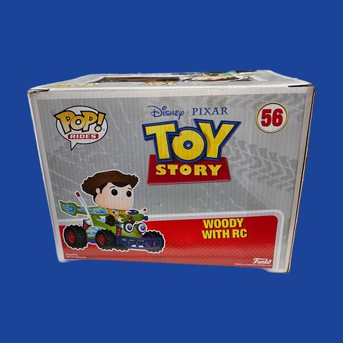New Funko POP Rides 56 Disney Pixar Toy Story Woody with RC Vinyl Figure Vaulted - Picture 5 of 7
