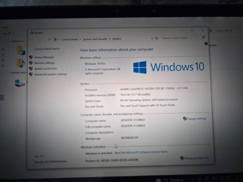 DELL Latitude 7310 13.3" 2-en-1 Tactile x360 i5-10310U RAM 16 GO | NVMe 512 GB - Photo 8/8