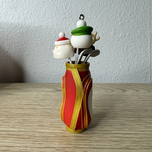 NUOVO 2020 Hallmark Keepsake Ornament Ho-Ho-Hole in una borsa da golf di Babbo Natale - Foto 4 di 11