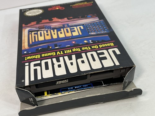 Jeopardy NES Nintendo Game Cartridge Sleeve Foam Box Inserts Poster Reg Card - Bild 14 von 21