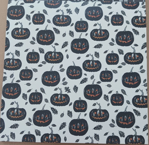 12x12 y 6x8 almohadillas de papel libro de recortes de Halloween 36 criptas de doble lado telarañas cráneo - Imagen 4 de 13