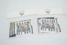 12 Stickers Billabong Women's Sand and Sun Stickers Surf Surfing JAMCTBSA