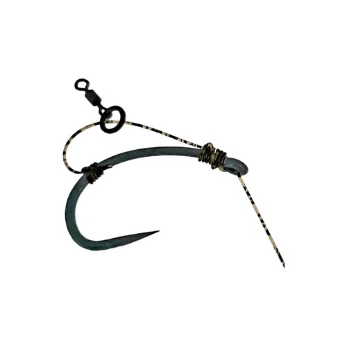 3 oder 5 Camo Fleck D Rigs - Korda Style - IQ2 fertige Karpfen Rigs, vorgebunden - Bild 7 von 7
