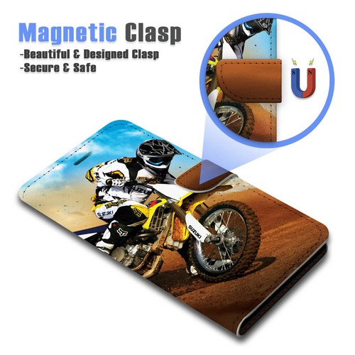 ( For Optus X Sight 3 ) Wallet Flip Case Cover AJ26425 Motor Bike - Picture 3 of 7