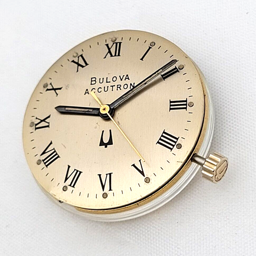 BULOVA ACCUTRON - Uhrwerk + Zifferblatt + Kristall + Rückendichtung & Haltering! - Bild 5 von 9