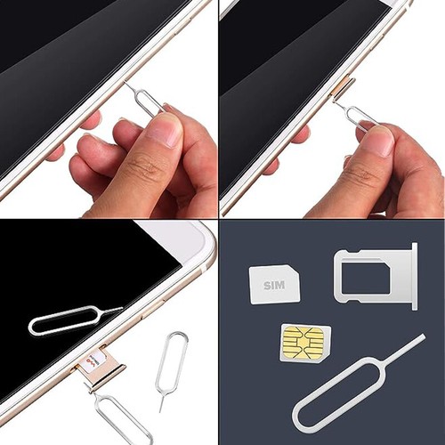 Universal - Eject Sim Card,Tray Open Pin Needle Key Tools Fit For Mobile-Phone - Picture 5 of 8
