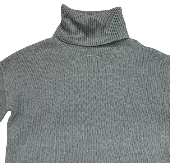 sweaty-betty wool yak blend turtleneck oversized sweater