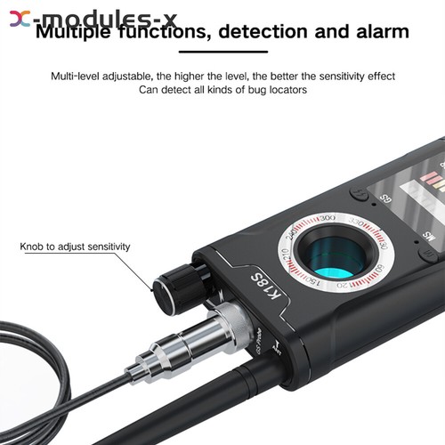 Telecamera Nascosta Rilevatore Bug Rilevatore GPS Segnale RF K18S Con Batteria Nuova - Foto 12 di 12
