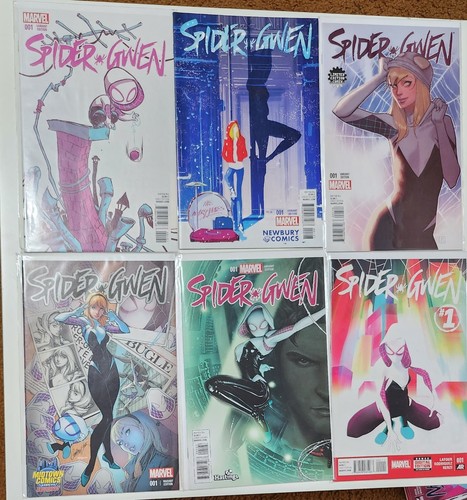 Lote de conjunto de cómics de cómics de Marvel #1-5 de Spider-Gwen - Imagen 2 de 4