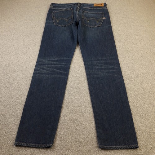Edwin Mens Jeans 32x32 Blue ED-80 Japanese Denim Slim Fit Designer Zip W32 L32 - Picture 2 of 19