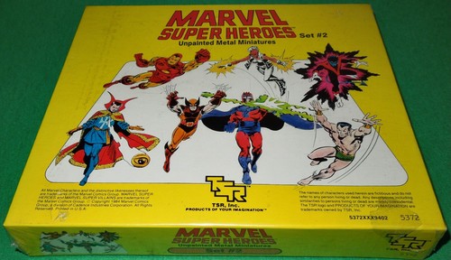 Vintage 1984 TSR Marvel Super Heroes RPG Set 1 (#5371) & Set 2 (#5372) in Shrink - Bild 7 von 10