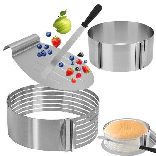 5tlg Torten Set Kuchenretter Messer Backzubehör Tortenschneider Schneidhilfe - Bild 2 von 11
