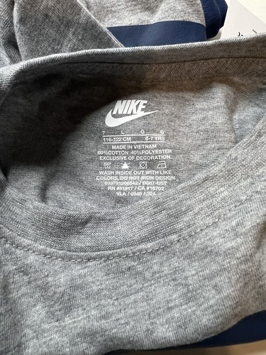Boys Nike Air 2 Piece Outfit Tee Shirt And Shorts Size 7 Large - Picture 4 of 5