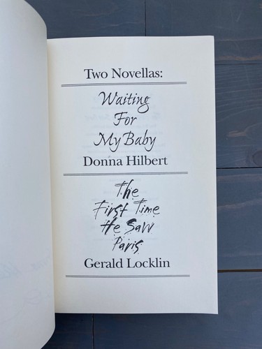 Two Novellas by Donna Hilbert and Gerald Locklin (signed) (first printing) - Picture 3 of 13