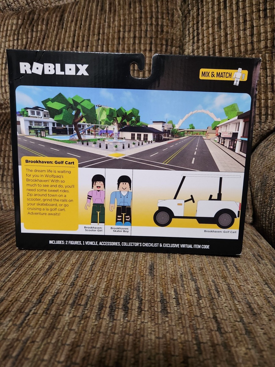 Roblox Brookhaven Golf Cart Deluxe Vehicle With Exclusive Online Item Brand  New