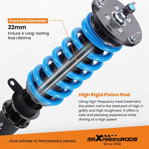 Coilovers Suspension Kit for BMW 5 Series (E60) Saloon 2WD 2004-2010 520d 530d - Picture 4 of 8