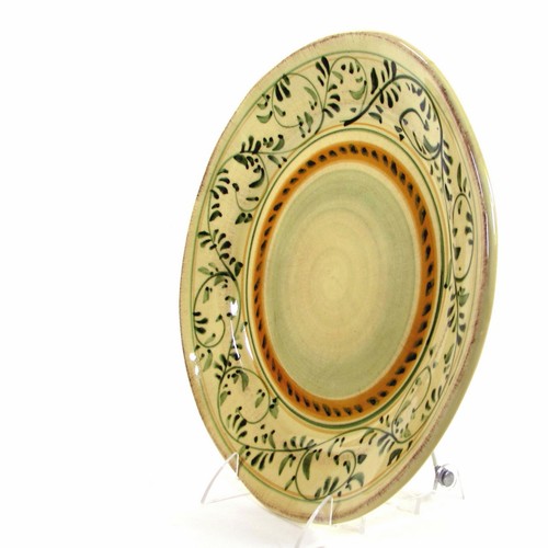 NEW Crate & Barrel EMILIA 11.5" Buffet Pasta Plate Set 4 Italian Pottery 637-343 - Picture 4 of 13