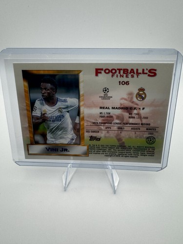 2021-22 Topps Finest Flashbacks UEFA Soccer (wählen-KOSTENLOSER VERSAND) MESSI, NEYMAR... - Bild 66 von 68
