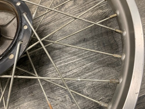 Yamaha 1983 1984 TT600 OEM Front Wheel Rim 21" #14A - Picture 16 of 23